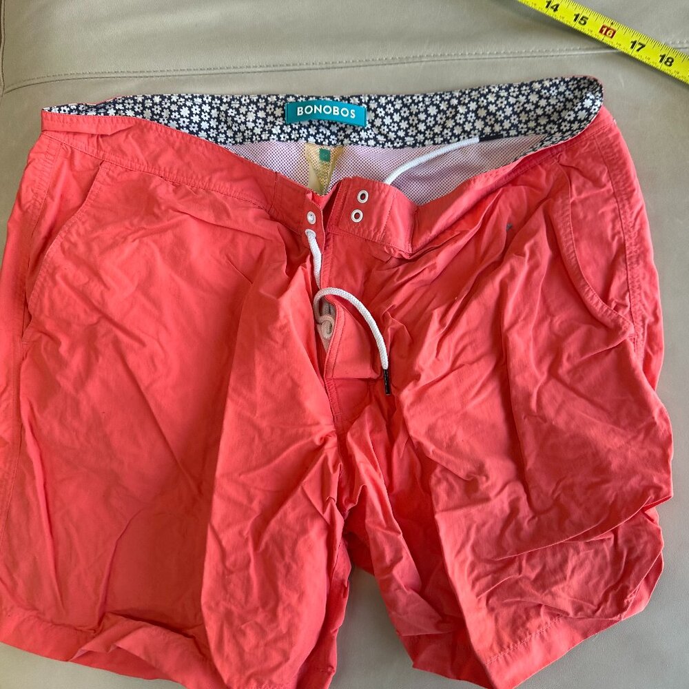 Bonoobos Men's Swim Trunks Orange size 38